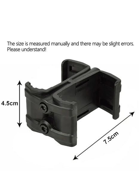 NEW Tactical rifle clip, AK/AR15/M4 Airsoft Mag dual parallelizer