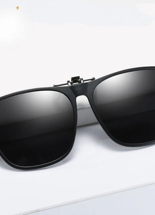 Polarized Clip on Sunglasses Men Car Driver Goggles Night Vision