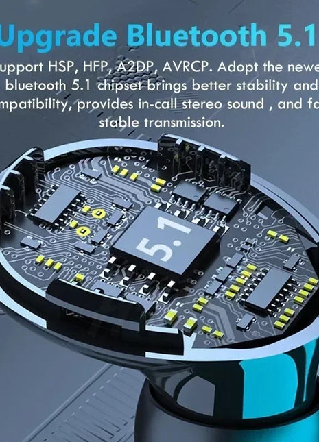 Original M10 Headphones Bluetooth Wireless Earpods Sports Stereo Noise