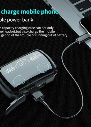 Original M10 Headphones Bluetooth Wireless Earpods Sports Stereo Noise