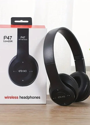 P47 Bluetooth 5.0 Wireless Headphone Foldable HIFI Stereo Bass