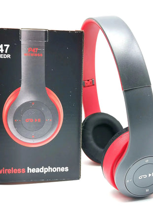 P47 Bluetooth 5.0 Wireless Headphone Foldable HIFI Stereo Bass