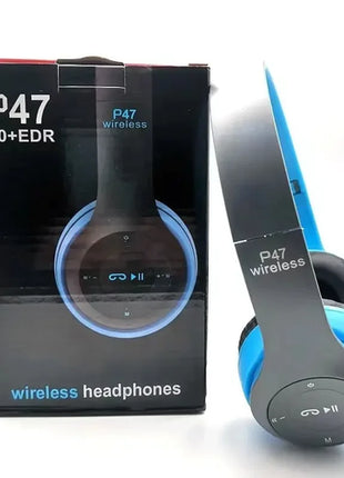 P47 Bluetooth 5.0 Wireless Headphone Foldable HIFI Stereo Bass
