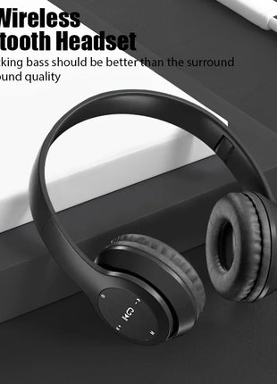 P47 Wireless bluetooth headphone With Mic Noise Cancelling Headsets