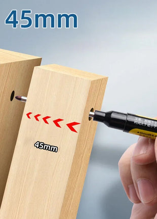 45mm Waterproof Deep Hole Marker Pens Long Nib Head Carpenter Pen