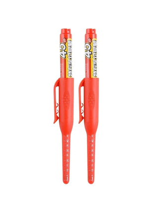 45mm Waterproof Deep Hole Marker Pens Long Nib Head Carpenter Pen