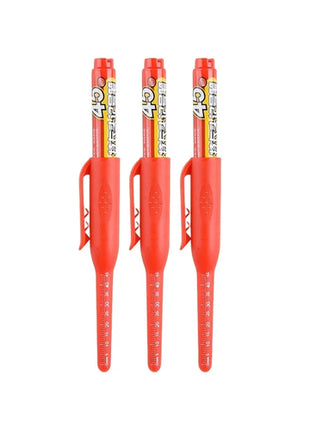 45mm Waterproof Deep Hole Marker Pens Long Nib Head Carpenter Pen