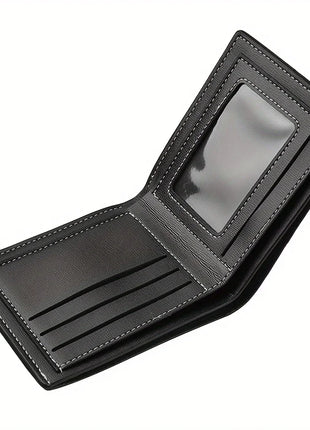 Personalized Men's Vintage Wallet - Custom Name Engraved Bifold Short