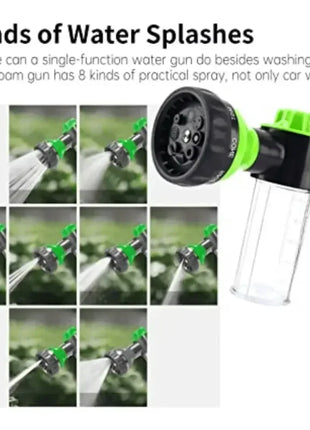 Portable Auto Foam Lance Water Gun High Pressure 3 Grade Nozzle Jet