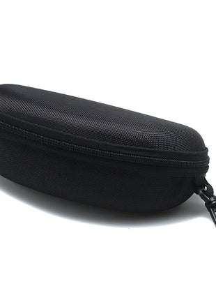Portable Zipper Carabiner Sunglasses Protector Box Hard Eye Glasses