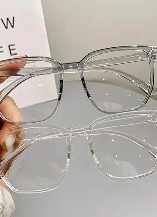 Round Eyewear Transparent Computer Glasses Frame Women Men Anti Blue