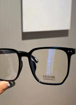 Round Eyewear Transparent Computer Glasses Frame Women Men Anti Blue