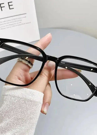 Round Eyewear Transparent Computer Glasses Frame Women Men Anti Blue