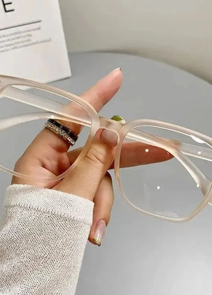 Round Eyewear Transparent Computer Glasses Frame Women Men Anti Blue