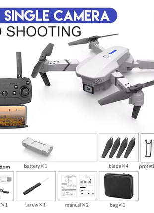KBDFA 2025 E88 Professional Wide Angle RC Dron HD 4K Camera Mode