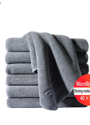 Car Wash Towel Car Wipe Microfiber Towel Thickened Absorbent Cloth No