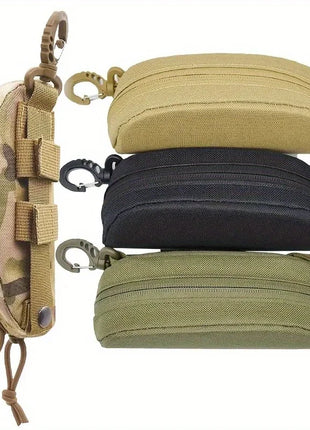 Tactical MOLLE Eyeglass Case Hunting Shockproof Protective Goggles Box