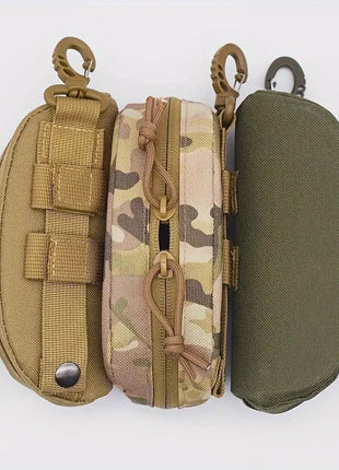 Tactical MOLLE Eyeglass Case Hunting Shockproof Protective Goggles Box