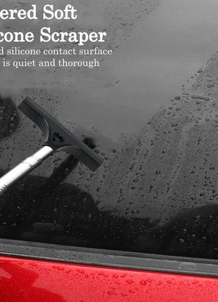 Telescopic Stainless Steel Car Rearview Mirror Wiper with Retractable