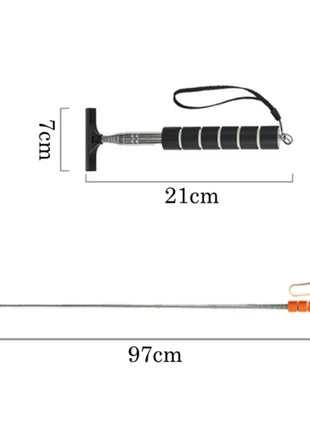 Telescopic Stainless Steel Car Rearview Mirror Wiper with Retractable