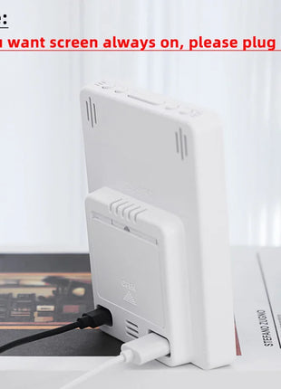 Multifunctional Large Screen Digital Alarm Clock Humidity Display