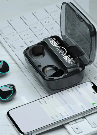 TWS M10 Wireless Bluetooth Headphones LED Display With Charging Box 9D