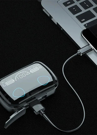 TWS M10 Wireless Bluetooth Headphones LED Display With Charging Box 9D