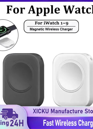 Magnetic Wireless Fast Charger for Apple Watch series 5 6 7 8 9 SE