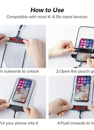 Waterproof Phone Case Swimming Water Proof Bag Universal Underwater