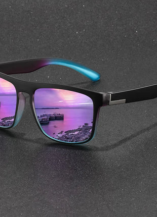 Fashion Vintage Square Sport Sunglasses Men Women Fishing Driving Man