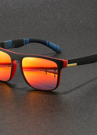 Fashion Vintage Square Sport Sunglasses Men Women Fishing Driving Man