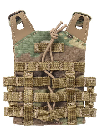 Tactical Beer Bottle Vest Mini JPC Molle Plate Carrier Vest Model