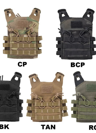 Tactical Beer Bottle Vest Mini JPC Molle Plate Carrier Vest Model