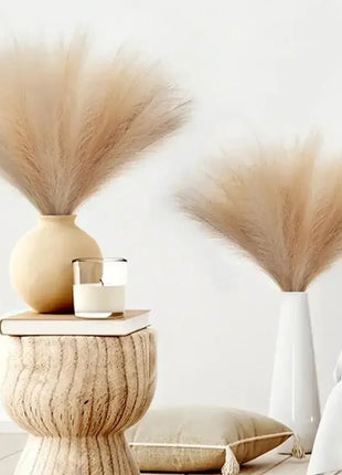 10PCS/lot Artificial Flowers Fluffy Pampas Grass Bouquet for Wedding