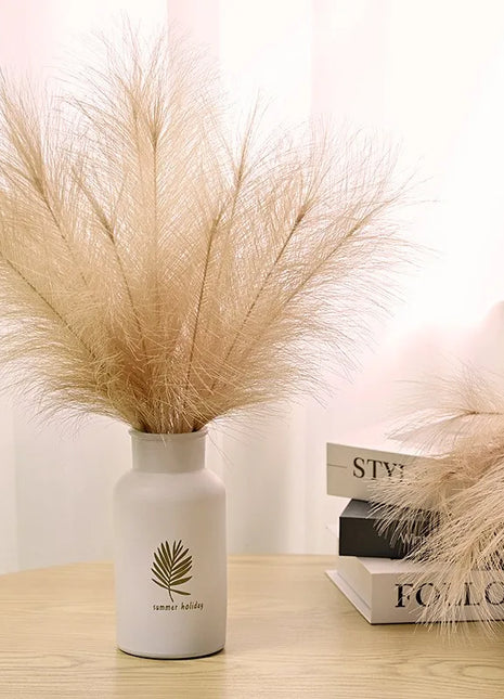 10PCS/lot Artificial Flowers Fluffy Pampas Grass Bouquet for Wedding