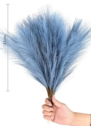 10PCS/lot Artificial Flowers Fluffy Pampas Grass Bouquet for Wedding