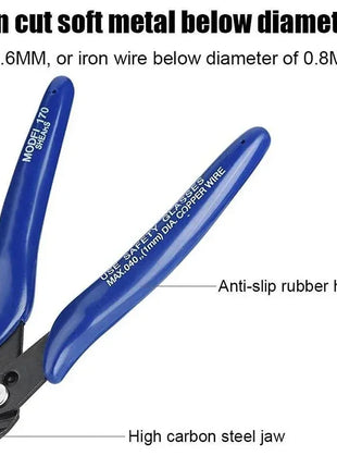 170 Wire Cutter DIY Trimmer Diagonal Side Cutting Cable Nippers Red