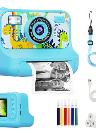 Christmas Gift 4000W Dual Lens Kids Camera 2.4inch 16X Zoom Instant