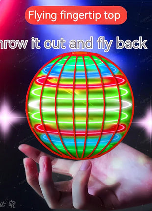 Flying Ball Boomerang Fly Orb Magic With LED Lights Drone Hover Ball