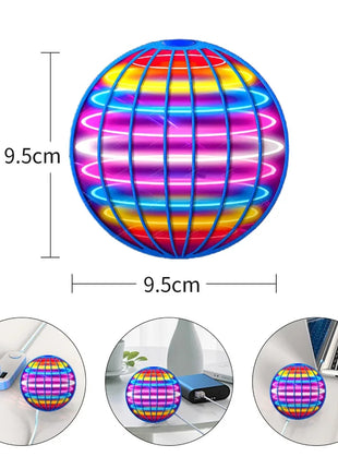 Flying Ball Boomerang Fly Orb Magic With LED Lights Drone Hover Ball
