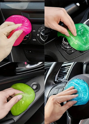 Auto Car Cleaning Pad Glue Powder Cleaner Magic Cleaner Dust Remover