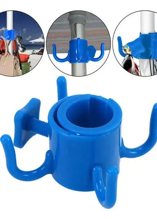 Beach Umbrella Hanging Hook, 4-prongs Plastic Umbrella Hook Hanging