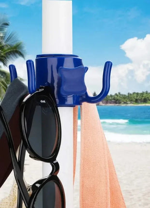 Beach Umbrella Hanging Hook, 4-prongs Plastic Umbrella Hook Hanging