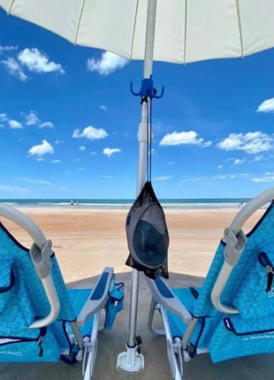 Beach Umbrella Hanging Hook, 4-prongs Plastic Umbrella Hook Hanging