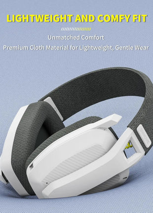 BINNUNE BW06 2.4GHz Wireless Gaming Headset with Mic for PS5 PS4 PC