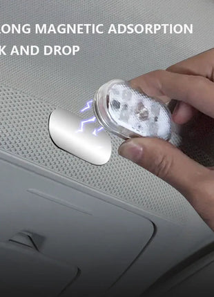Car LED Touch Lights USB Sensor Rechargeable Reading Light Auto Door
