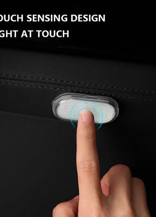 Car LED Touch Lights USB Sensor Rechargeable Reading Light Auto Door