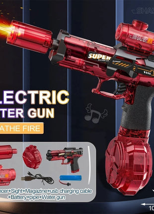 Electric Water Gun Pulse Water Gun Self-integrated Automatic