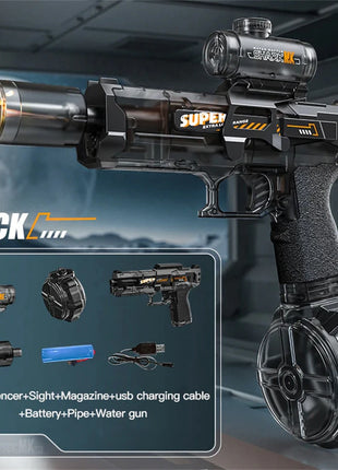 Electric Water Gun Pulse Water Gun Self-integrated Automatic