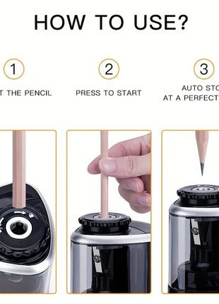 Electric Sharpener Desktop Automatic Pencil Sharpener Suitable To